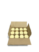 Load image into Gallery viewer, Crate & Barrel Unscented 3X4 White and Ivory Pillar Candles (12-PACK)