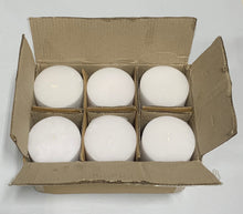 Load image into Gallery viewer, Crate&Barrel Case of 6 Unscented 4X6 White and Ivory Pillar Candles