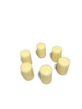 Load image into Gallery viewer, Crate&amp;Barrel Case of 6 Unscented 4X6 White and Ivory Pillar Candles
